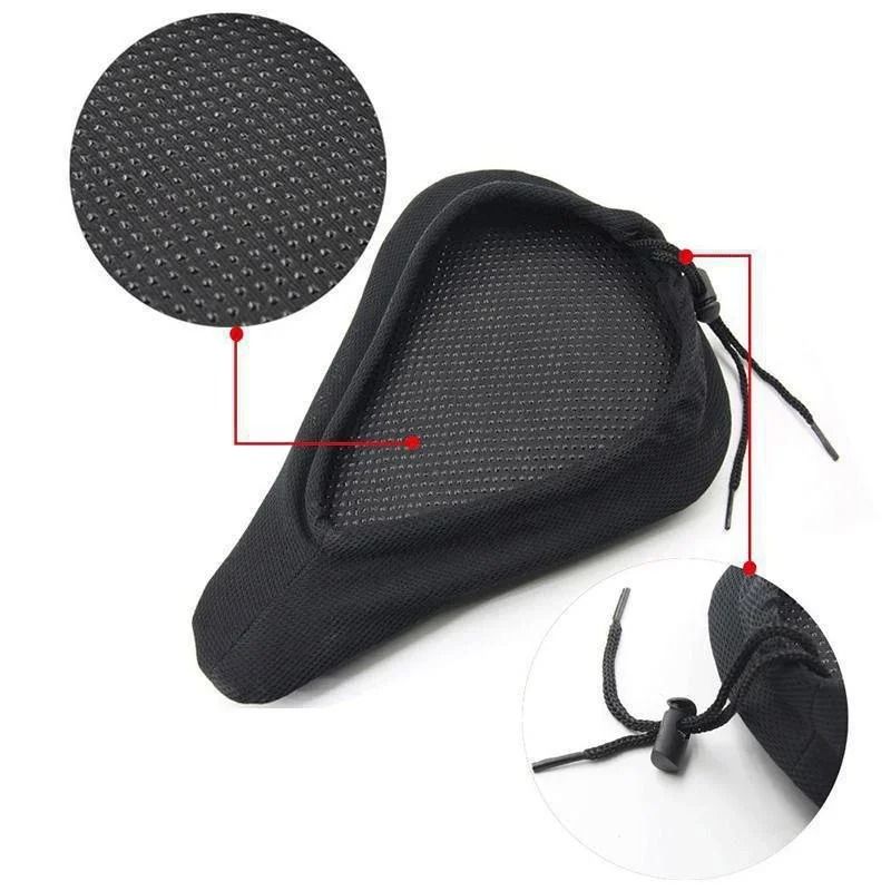 Padded Gel Bike Seat Cushion With 3D Foam Support For Mountain And Exercise Bikes 3