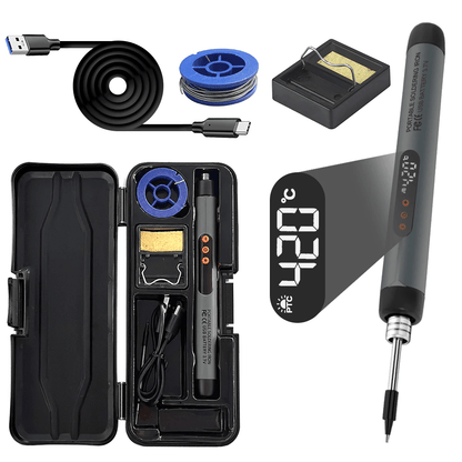 Mini USB Soldering Iron With Adjustable Temperature And Rechargeable Battery 10