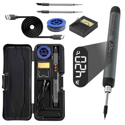 Mini USB Soldering Iron With Adjustable Temperature And Rechargeable Battery 13