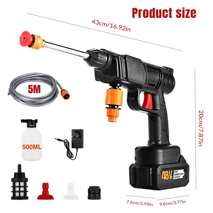 Portable HighPressure Car Washer With Rechargeable Lithium Battery 5