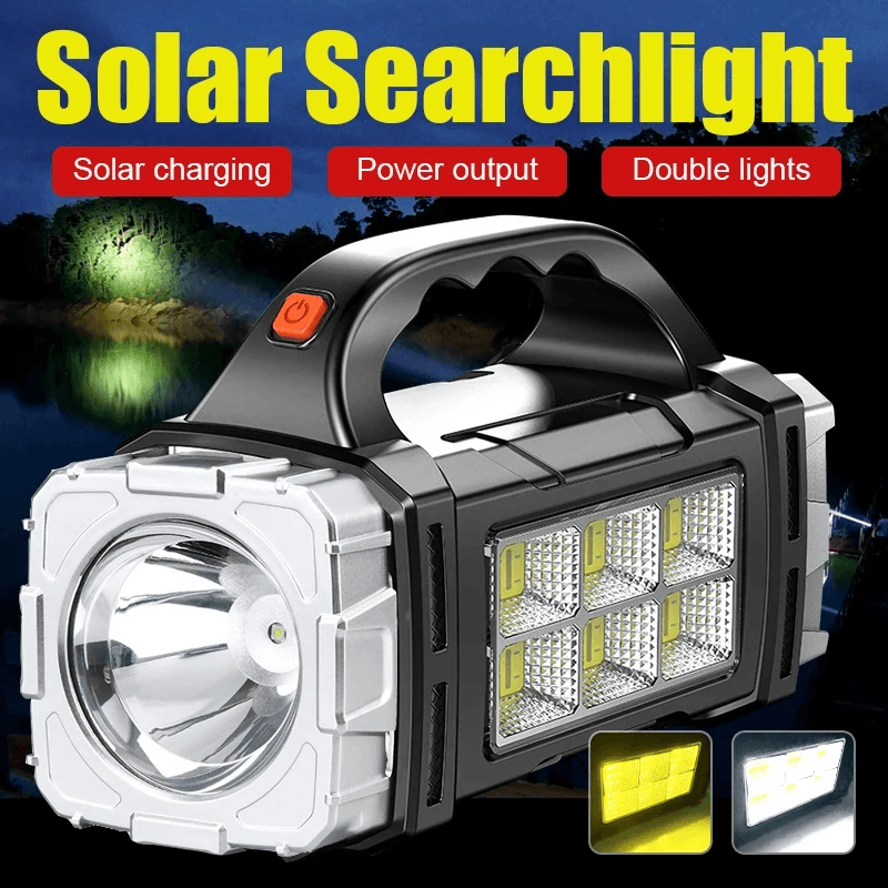 Rechargeable LED Flashlight with Power Bank Function