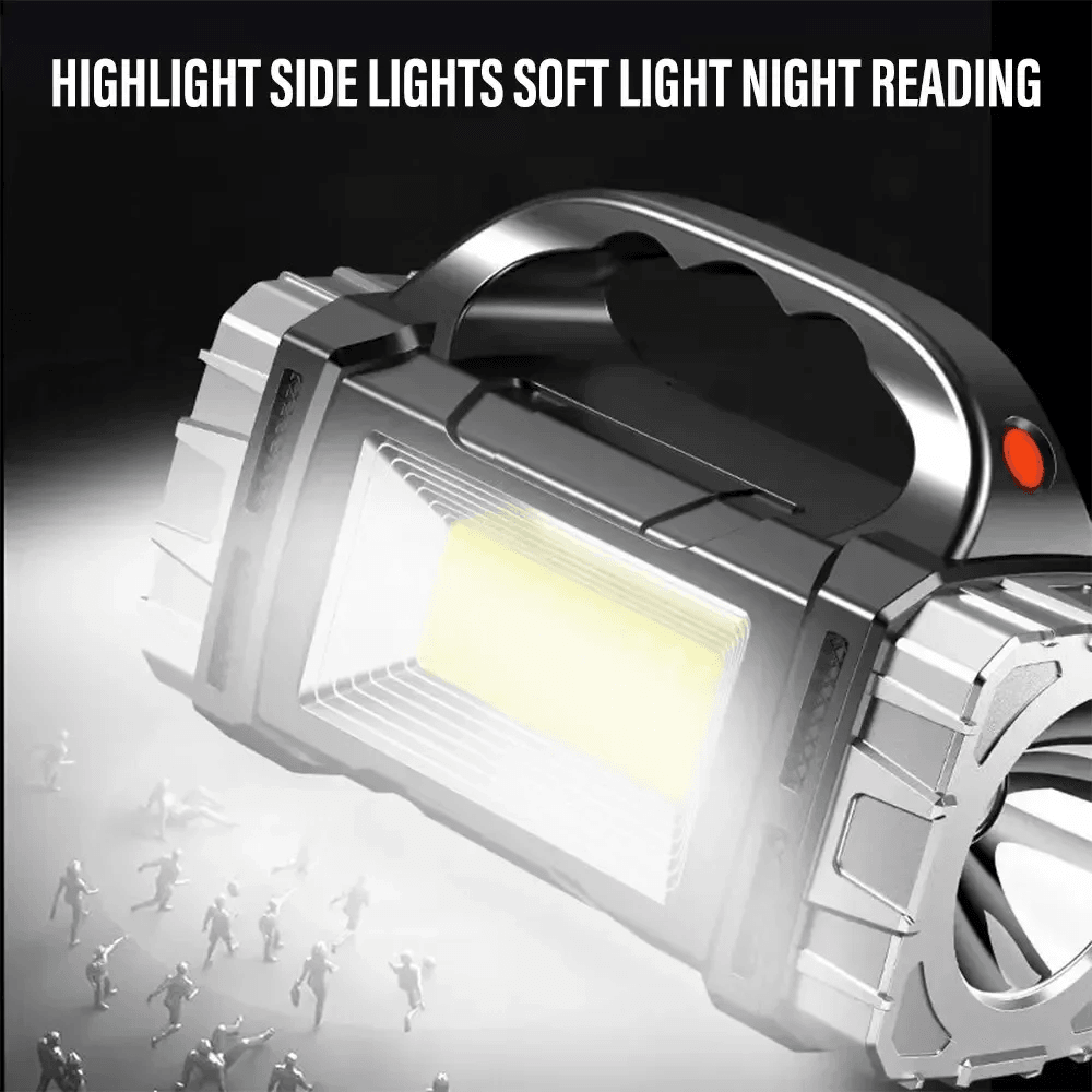 Rechargeable LED Flashlight With Power Bank Function 2