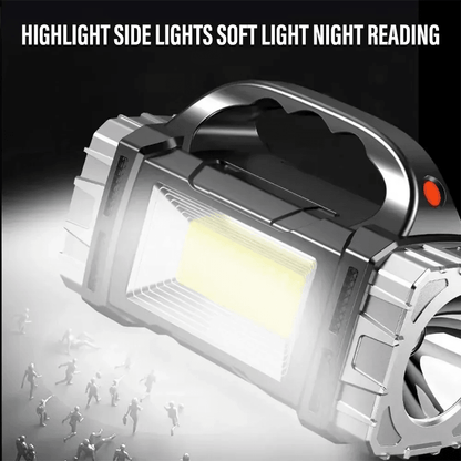 Rechargeable LED Flashlight With Power Bank Function 2