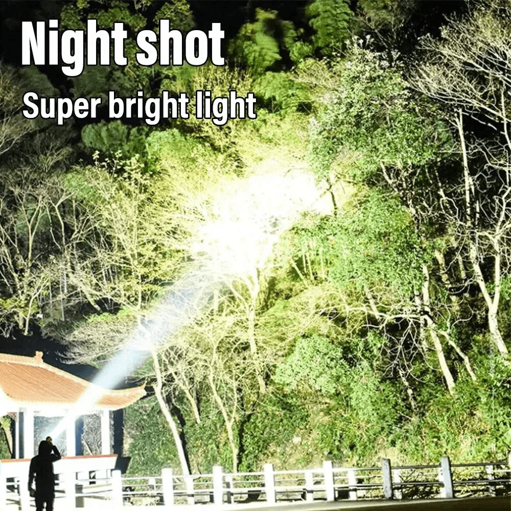 Rechargeable LED Flashlight With Power Bank Function 5