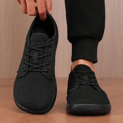 AirExpand Wide Toe Knitted Mesh Walking Shoes for Men