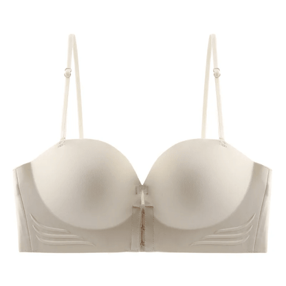 Seamless Strapless Push Up Bra With Front Closure 9