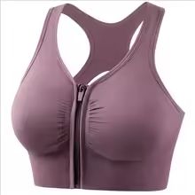EliteFit Front Zipper Sports Bra  High Support Gym And Yoga Bra 8