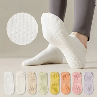 AirGrip Mesh Yoga Socks with Non Slip Sole