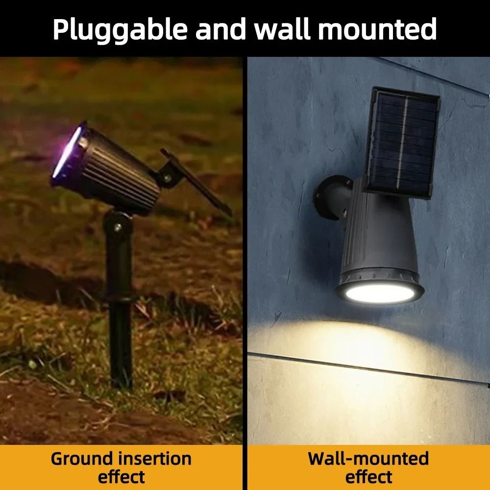 RGB Solar Landscape Spotlights With Adjustable Brightness For Garden And Yard 4