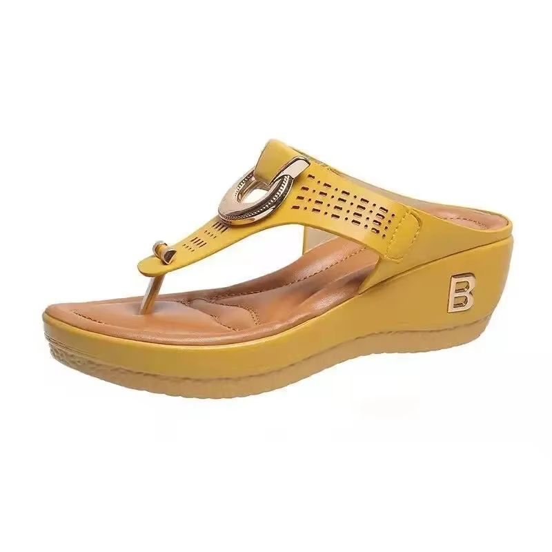 Sunlet Comfort Wedge  Big Size Women Platform Sandals 4