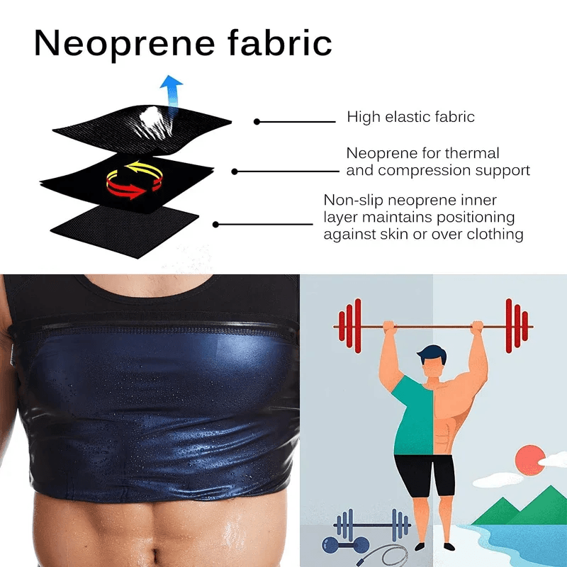 Neoprene Sauna Sweat Vest For Slimming And Waist Training 2