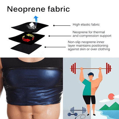 Neoprene Sauna Sweat Vest For Slimming And Waist Training 2