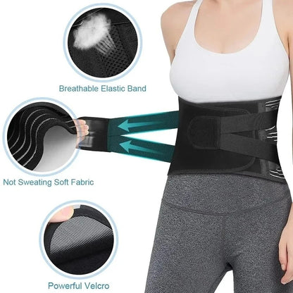 Adjustable Lower Back Brace With Lumbar Support For Pain Relief And Spine Decompression 2