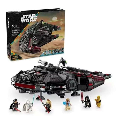 In Stock Falcon Compatible Legoing Stsr 75389 Wars Millennium Dark Spaceship Bricks Building Block  3
