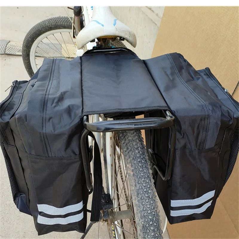 Cycling Double Side Camo Trunk Bag Bicycle Rear Rack Pannier For Mountain And Road Bikes 1