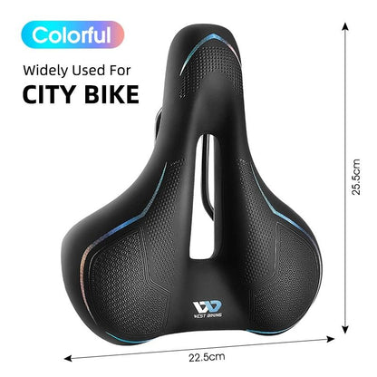 West Biking Breathable Waterproof Bicycle Saddle For MTB And Road Bikes With Shock Absorbing Seat C 9