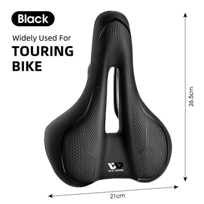 West Biking Breathable Waterproof Bicycle Saddle For MTB And Road Bikes With Shock Absorbing Seat C 14