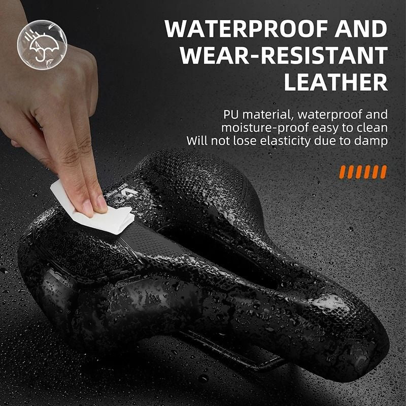West Biking Breathable Waterproof Bicycle Saddle For MTB And Road Bikes With Shock Absorbing Seat C 4