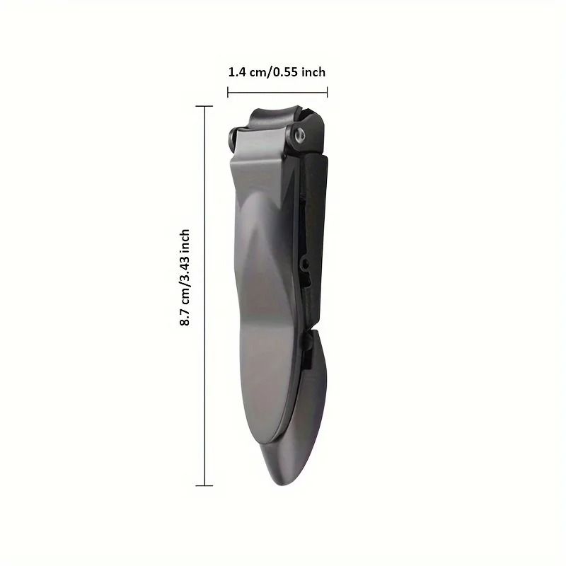 Heavy Duty SelfCatching Nail Clippers With Ergonomic Grip And BuiltIn Nail Collector For Men 5