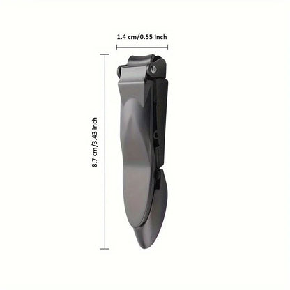 Heavy Duty SelfCatching Nail Clippers With Ergonomic Grip And BuiltIn Nail Collector For Men 5