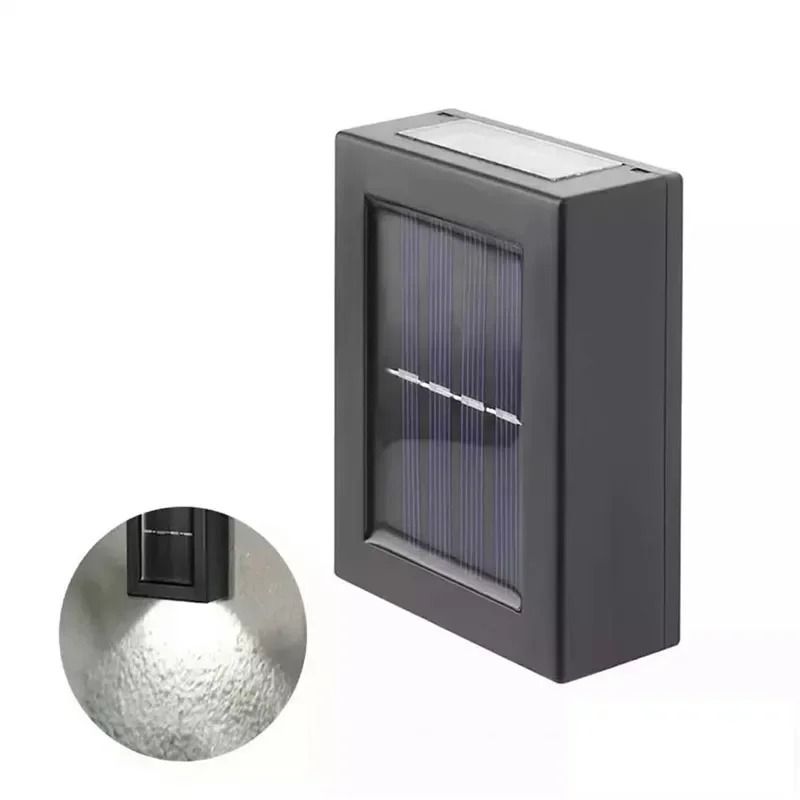 Solar Powered Up And Down Outdoor Wall Lights For Garden Pathway Waterproof Decorative LED Street L 6