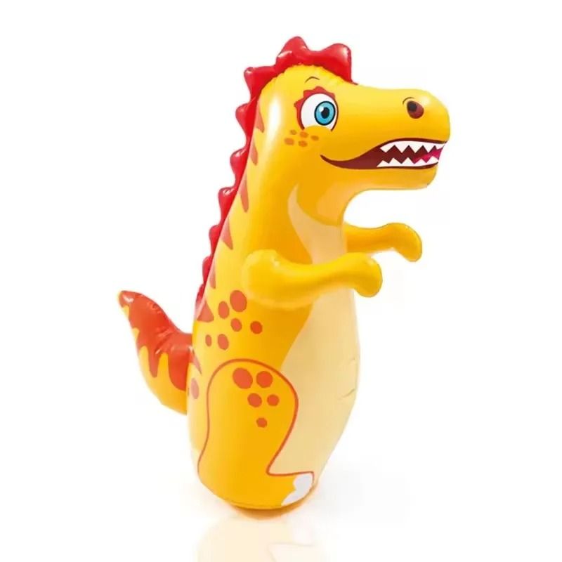 Inflatable Standing Punching Bag For Kids And Adults  Dinosaur Design Tumbler Toy For Outdoor Sport 6