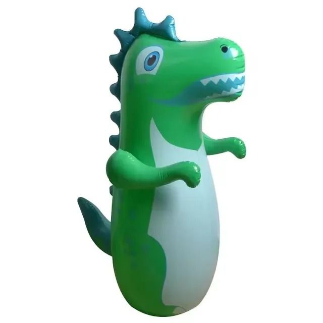 Inflatable Standing Punching Bag For Kids And Adults  Dinosaur Design Tumbler Toy For Outdoor Sport 8