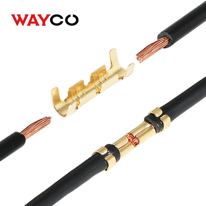 U Shaped Crimp Terminals and Heat Shrink Tube Kit, Electrical Wire Connectors for Quick Wiring Repair