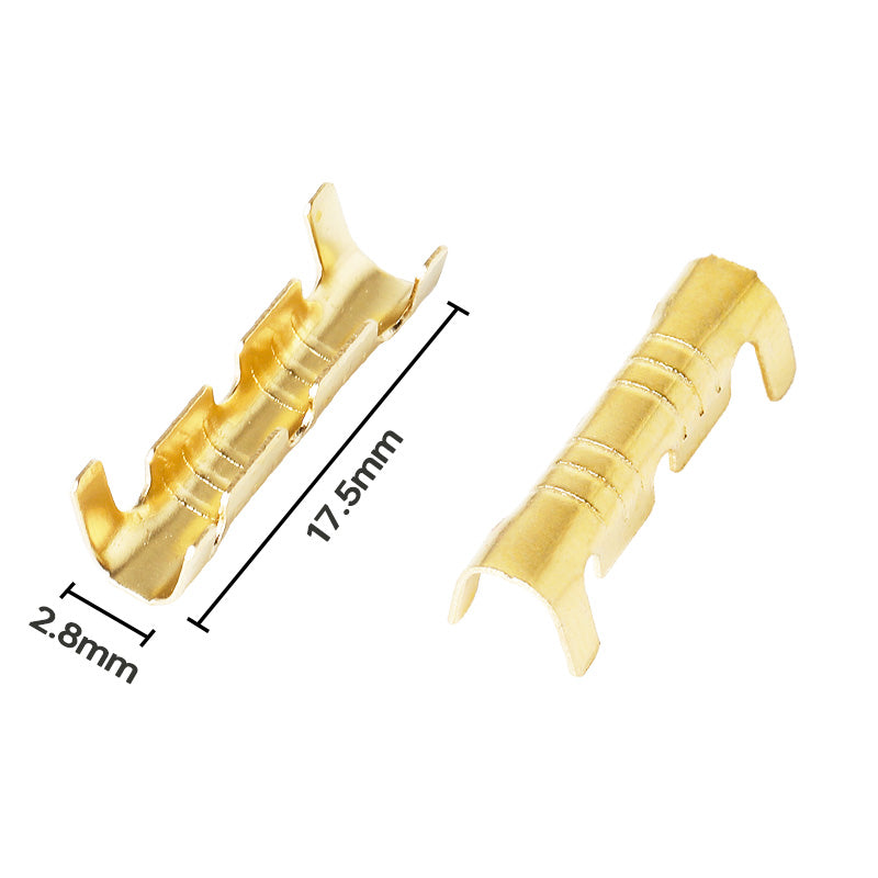 U Shaped Crimp Terminals and Heat Shrink Tube Kit, Electrical Wire Connectors for Quick Wiring Repair