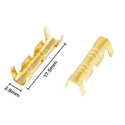 U Shaped Crimp Terminals and Heat Shrink Tube Kit, Electrical Wire Connectors for Quick Wiring Repair