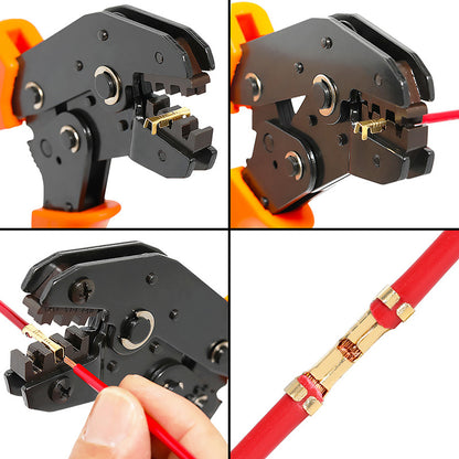 U Shaped Crimp Terminals and Heat Shrink Tube Kit, Electrical Wire Connectors for Quick Wiring Repair