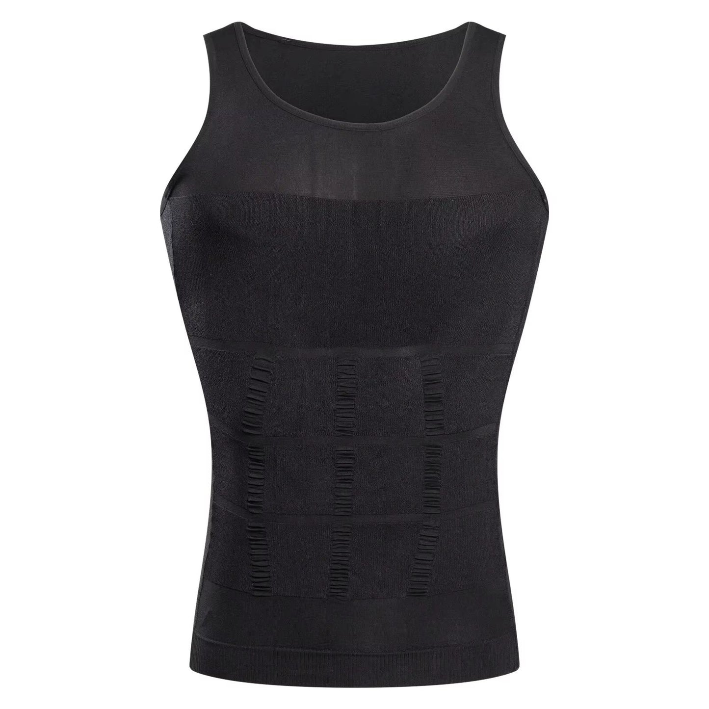 YBFDO Men Body Shaper Slimming Compression Vest Undershirt Seamless Waist Trainer Tank Top Belly Co 6