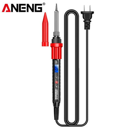 Adjustable Temperature Electric Soldering Iron Kit For Precise Welding And Repair With Pencil Tip A 7