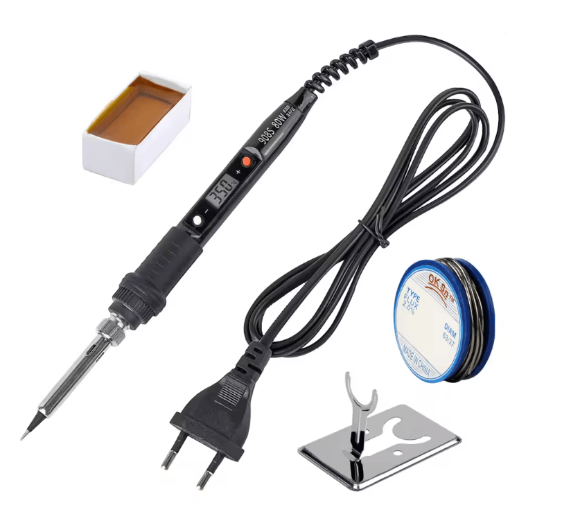 JCD 80W Adjustable Temperature Soldering Iron Kit With LCD Display 5