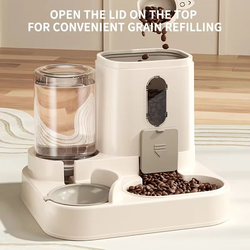 2in 1 Cat Food Dispenser Water And Food Integrated Fully Automatic Cat Food Feeding And Water Dispe 5