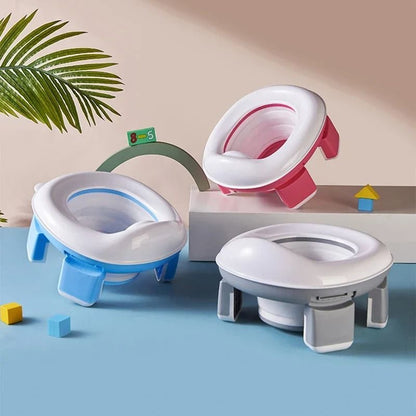 3 in 1 Foldable Baby Potty Training Seat with Bags Portable Travel Toilet for Toddlers and Young Children