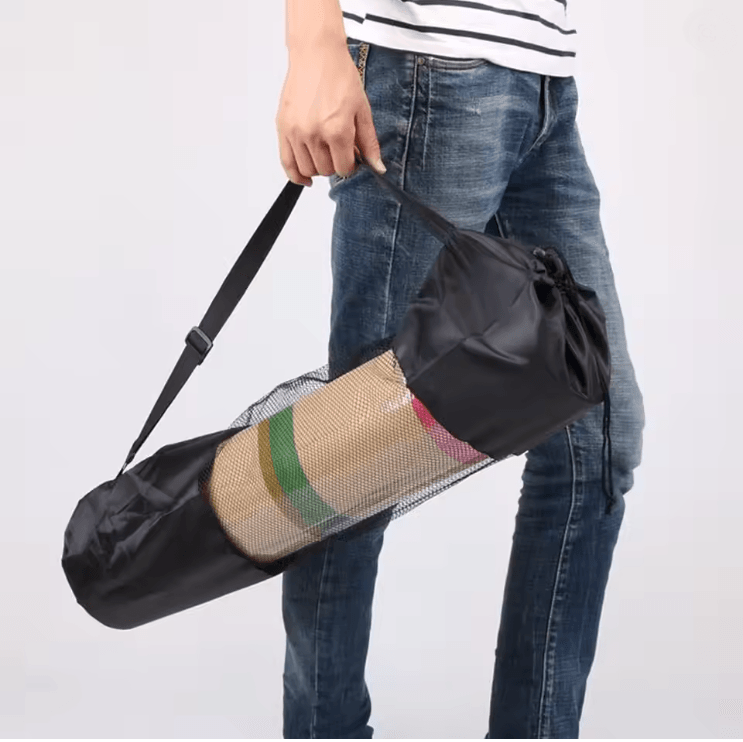 AirFlex Breathable Mesh Yoga Mat Bag With Adjustable Strap 1