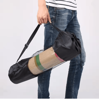 AirFlex Breathable Mesh Yoga Mat Bag With Adjustable Strap 1