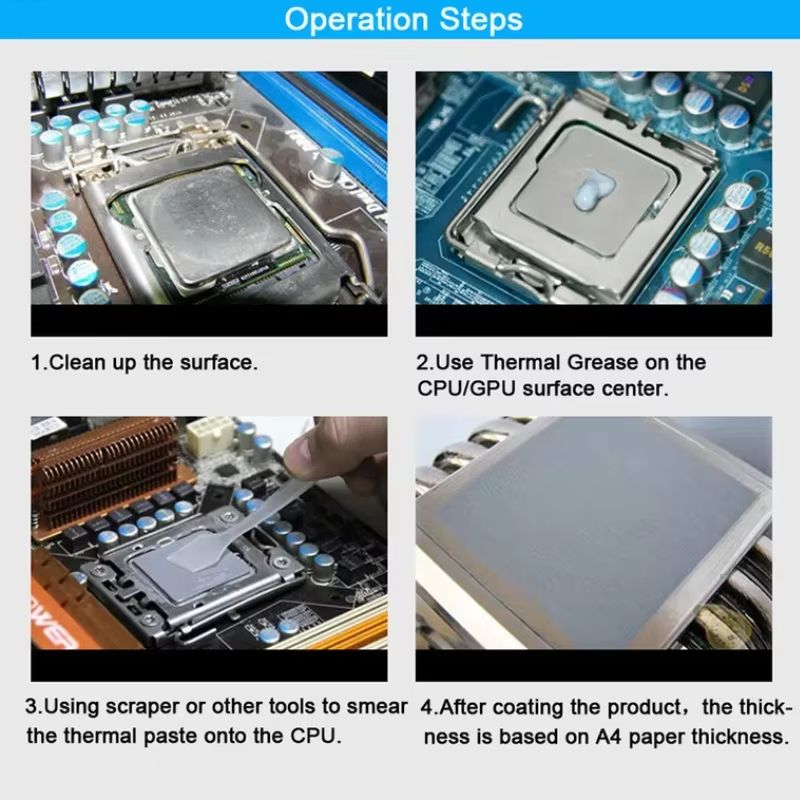 MX4 Thermal Paste Processor MX4 4g 85WMk For CPU GPU Printer HeatSink Cooling Cooler Thermal Grease 1