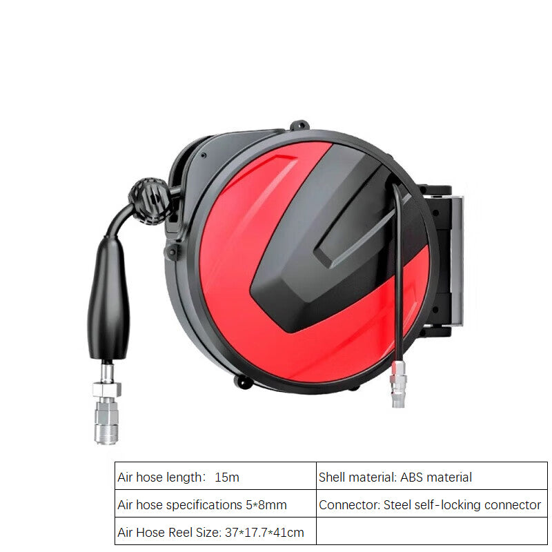Air Drum Automatic Telescopic Recovery Winder Air Pump Pu Yarn Clamping for Car Wash And Beauty