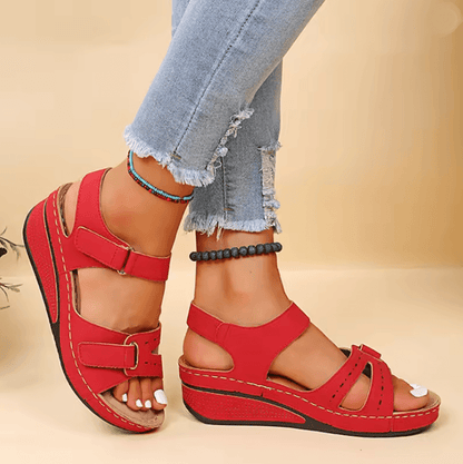 BreezeWalk Lightweight Wedge Sandals for Women