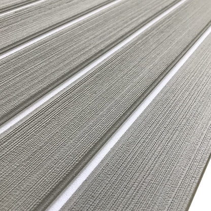 Customizable EVA Foam Boat Decking Sheet Mat, Anti-Skid Faux Teak Yacht Marine Flooring Pad, Self-Adhesive Accessories