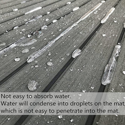 Customizable EVA Foam Boat Decking Sheet Mat, Anti-Skid Faux Teak Yacht Marine Flooring Pad, Self-Adhesive Accessories