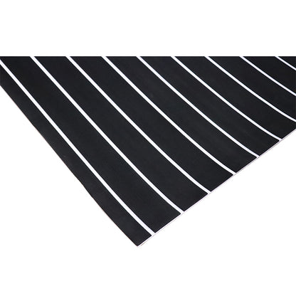 Customizable EVA Foam Boat Decking Sheet Mat, Anti-Skid Faux Teak Yacht Marine Flooring Pad, Self-Adhesive Accessories