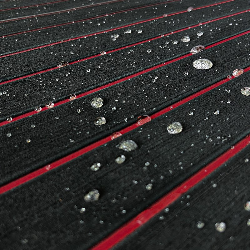 Customizable EVA Foam Boat Decking Sheet Mat, Anti-Skid Faux Teak Yacht Marine Flooring Pad, Self-Adhesive Accessories