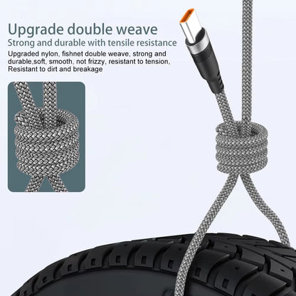 UltraFast USB TypeC Super Charging Cable  6A Power Delivery For Huawei OnePlus Xiaomi  More 4