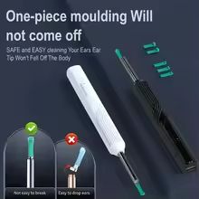 Smart HD Ear Wax Remover With Camera  1080P Otoscope  LED Ear Cleaner Set 2