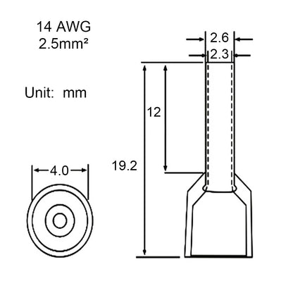 Electrical Wire Connectors Crimp Terminal Kit Insulated Ferrule Car Accessories Cable End Crimps Wire Terminal Connector