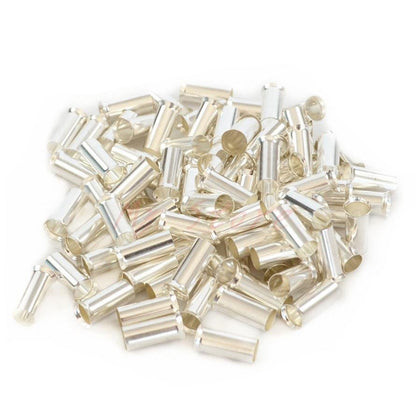 Copper Crimp Ferrules EN Series, Non-Insulated Wire Connector Terminals, Bare Tinned Electrical Cable Ends