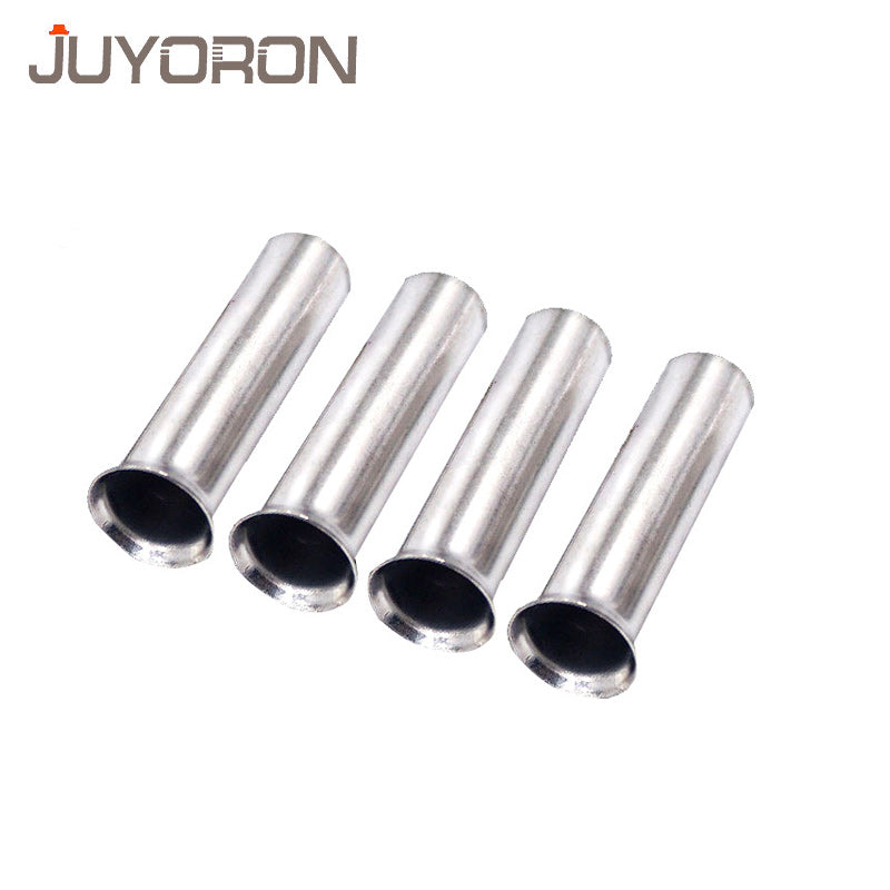 Copper Crimp Ferrules EN Series, Non-Insulated Wire Connector Terminals, Bare Tinned Electrical Cable Ends